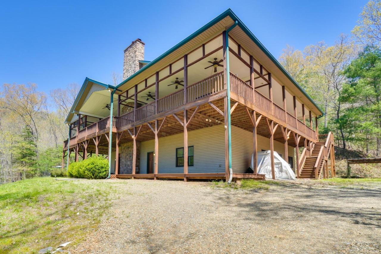 Expansive Home On 16 Acres With Smoky Mountain Views Murphy Ngoại thất bức ảnh